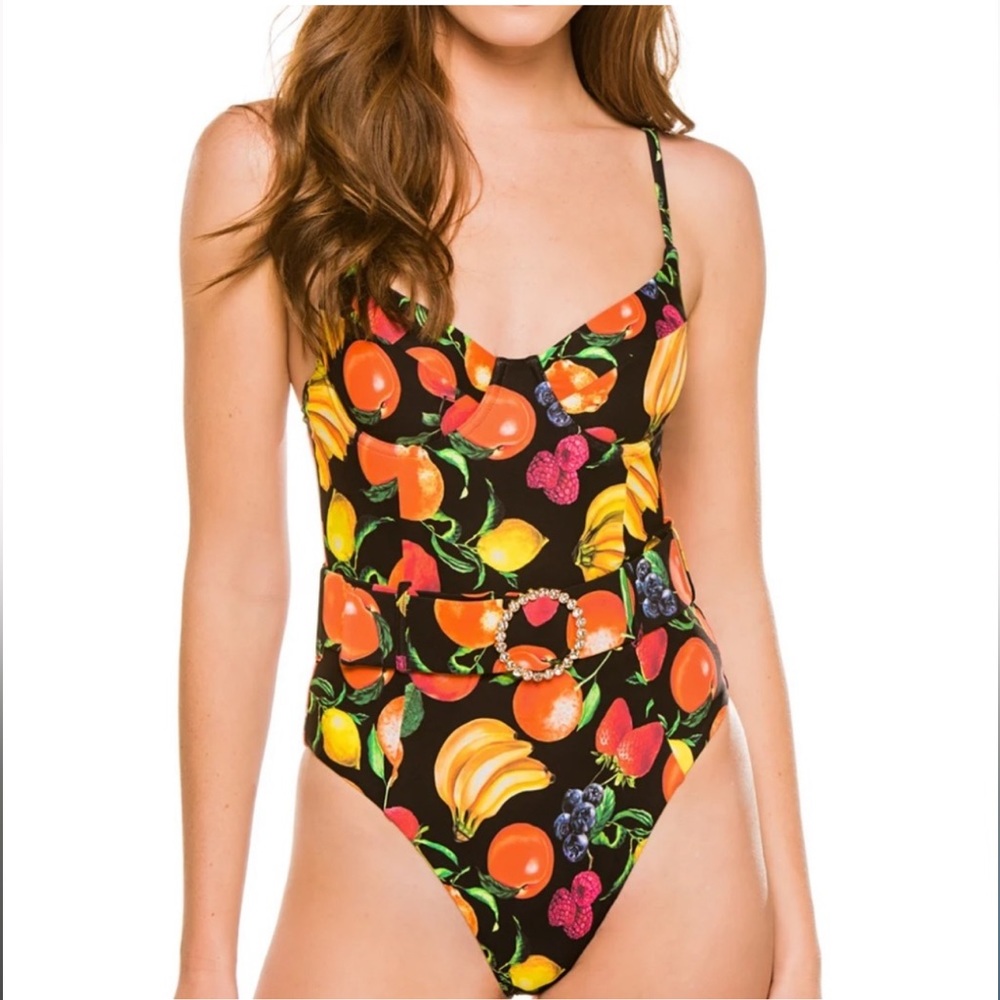 WeWoreWhat Fruit One Piecw